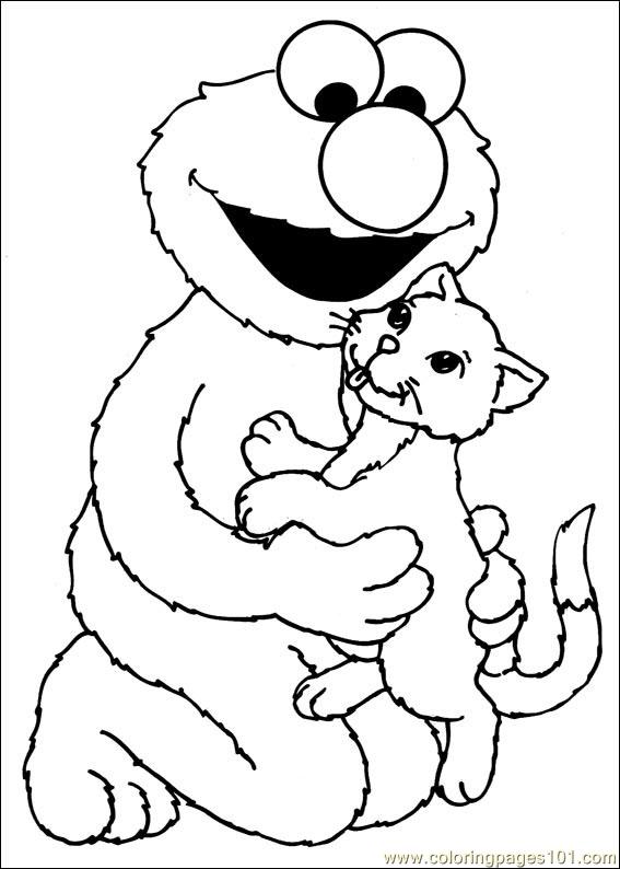 567x794 Sesame Street Coloring Pages