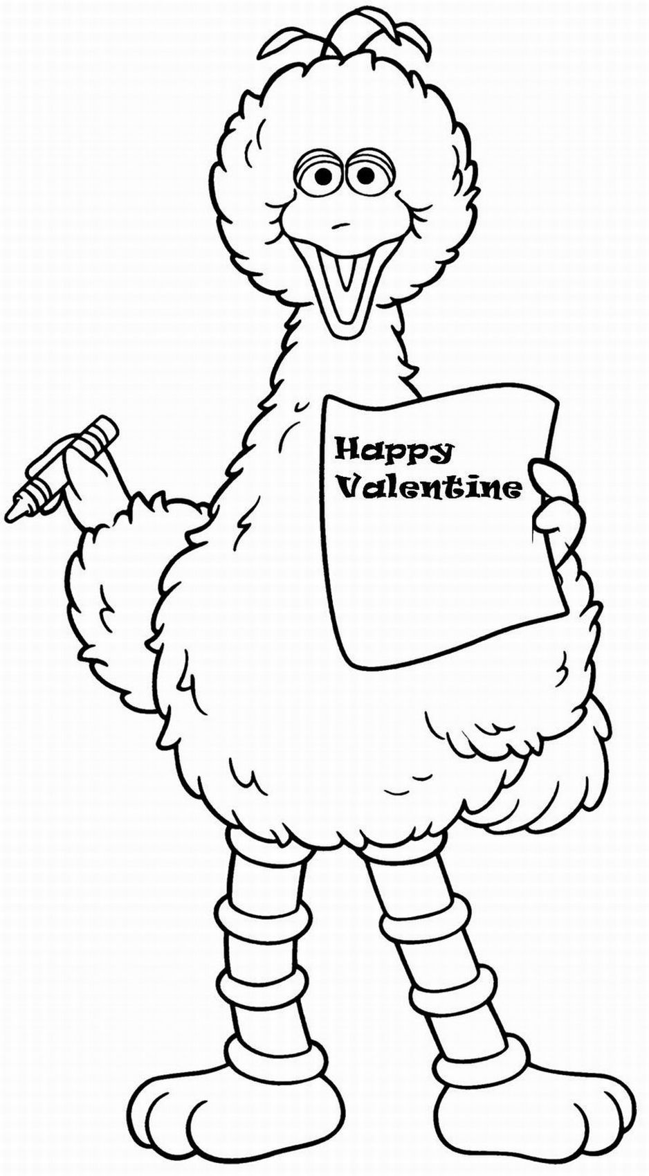 938x1699 Sesame Street Printable Coloring Pages Valentine Things For My