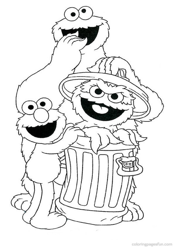 565x800 Baby Sesame Street Coloring Pages To Print