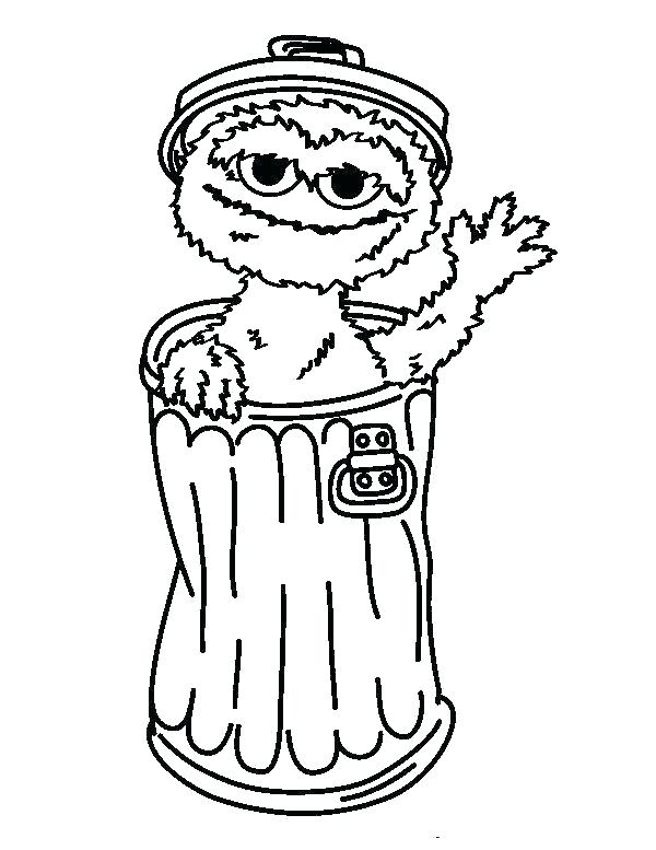 600x777 Sesame Street Coloring Pages Icontent
