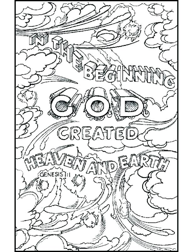 615x801 Sky Days Of Creation Coloring Pages Free Seven Days Creation