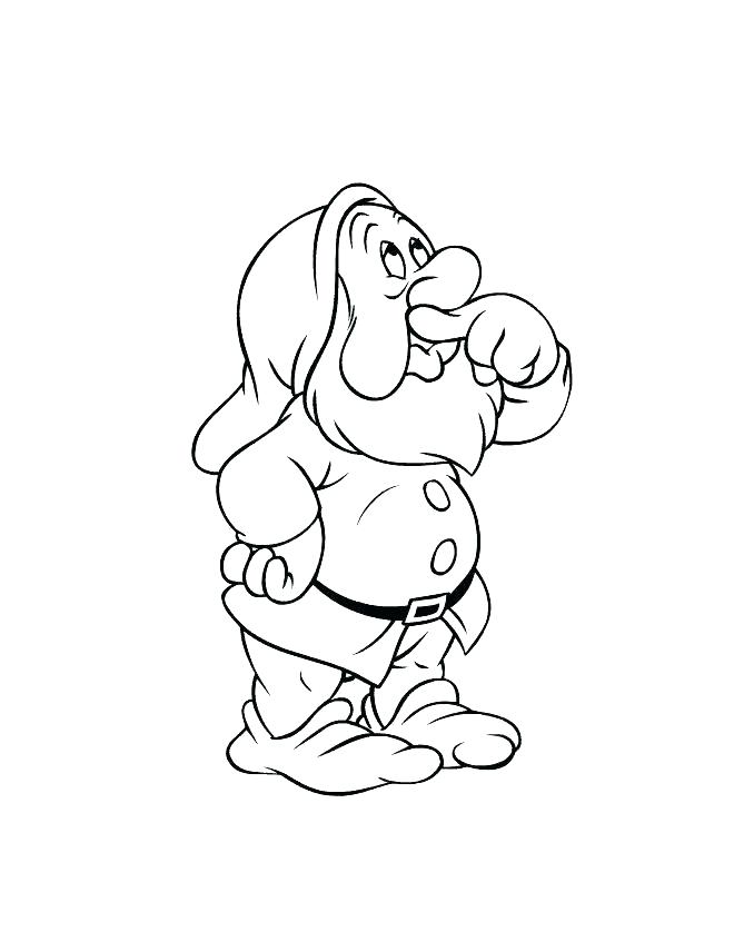 660x847 Seven Dwarfs Coloring Pages