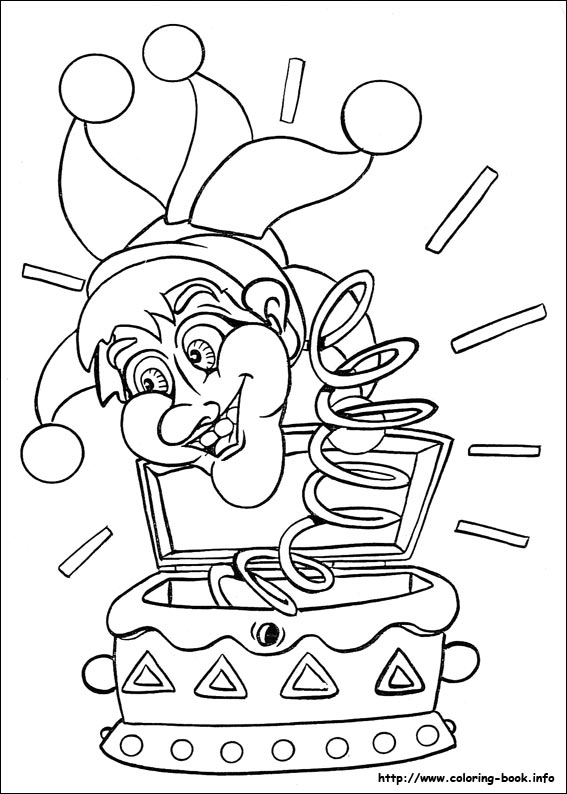 567x794 Carnival Coloring Picture