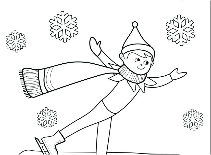 827x609 Girl Elf Coloring Pages Sh Sh Boy And Girl Elf Coloring Pages