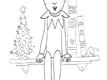 440x330 Printable Elf Coloring Pages Sh S Santa Elves Coloring Pages