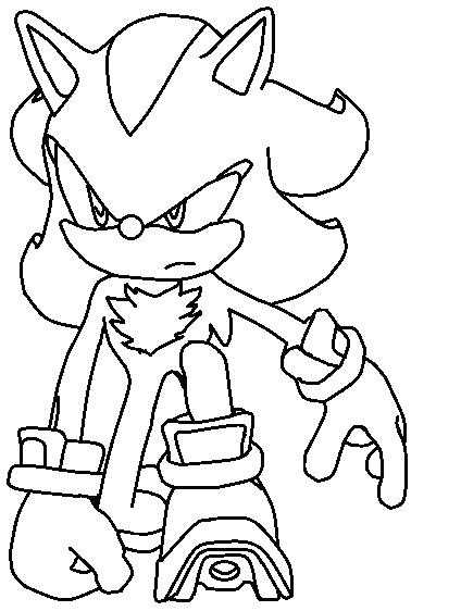 424x562 Shadow Coloring Pages Sonic Printable Coloring Pages Shadow