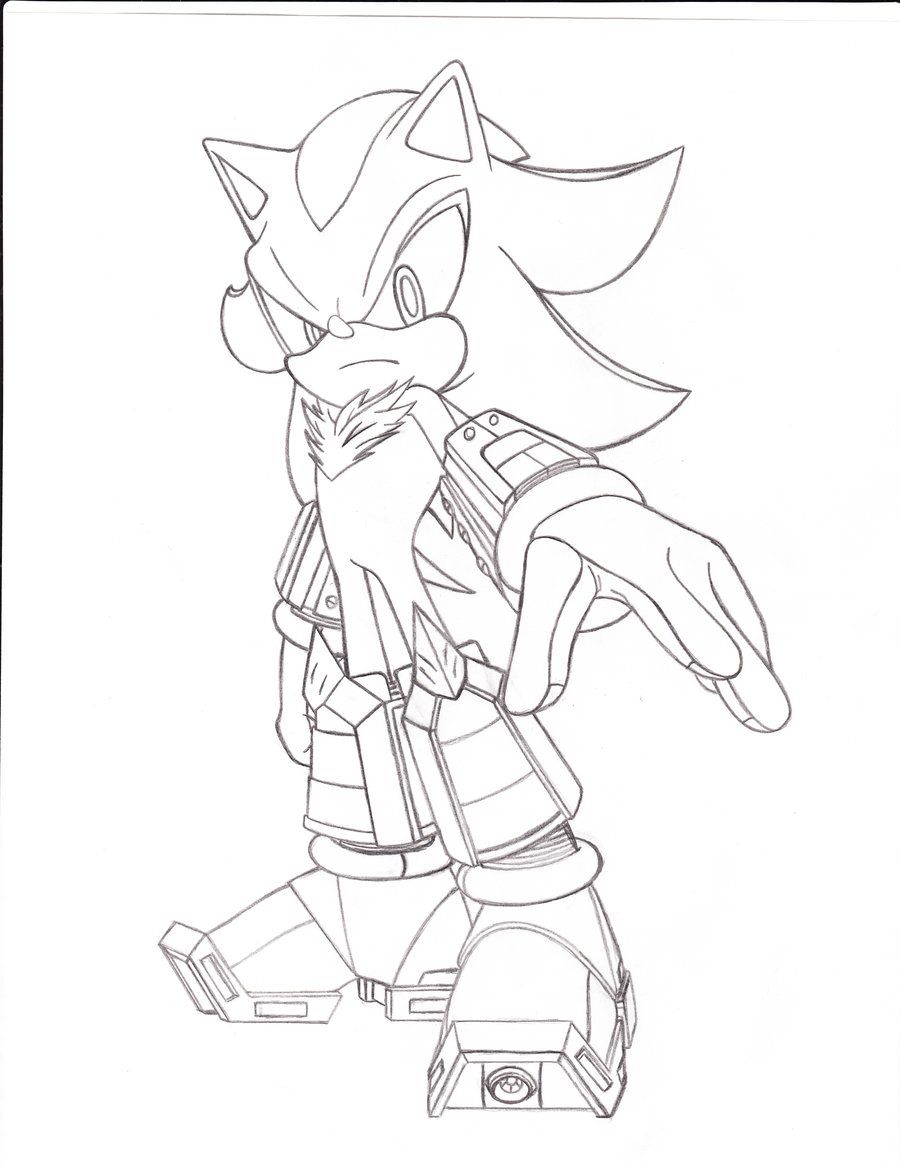 900x1165 Shadow The Hedgehog Different Coloring Shadow The Hedgehog