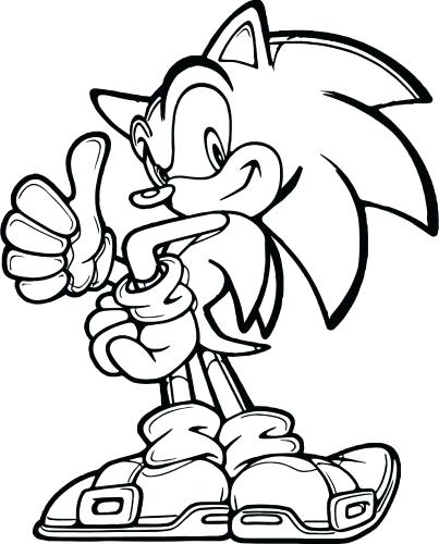403x500 Sonic The Hedgehog Coloring Book Coloring Page