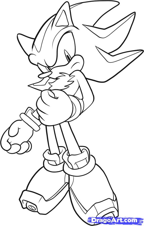 602x942 How To Draw Super Shadow The Hedgehog