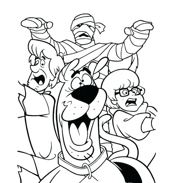 Shaggy Coloring Page at GetDrawings | Free download