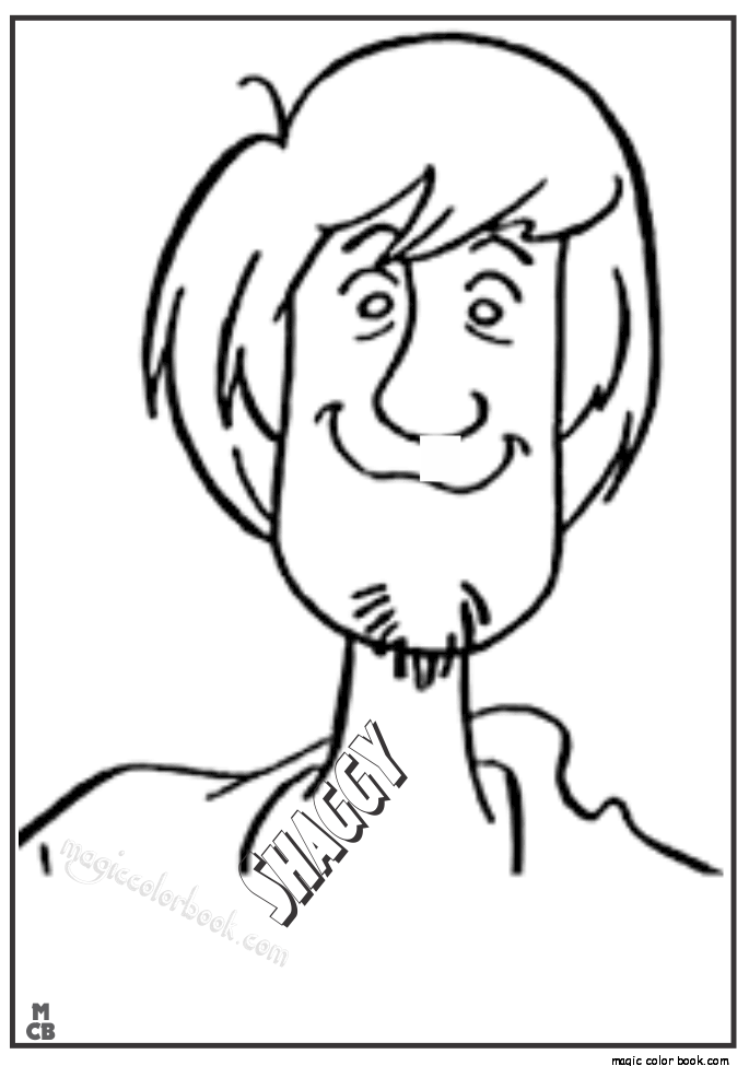 685x975 Shaggy Scooby Doo Free Coloring Pages
