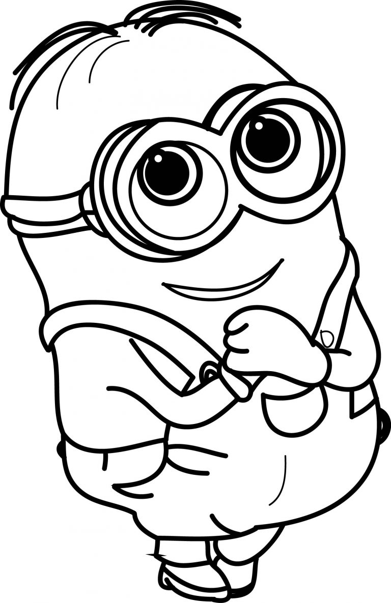 768x1186 Christmas Coloring Pages Of Mistletoe New Minions Page Accidental
