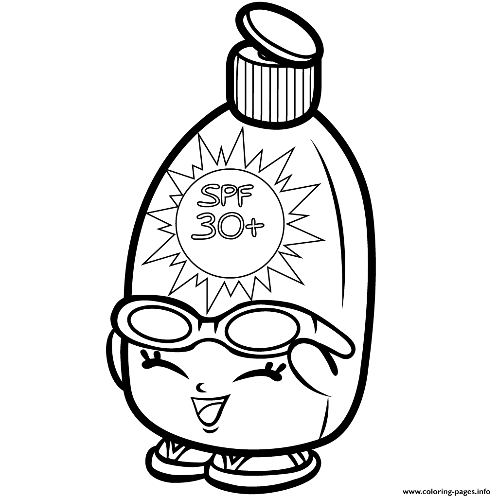 1024x1024 Print Sunny Screen Shopkins Season Coloring Pages Coloring
