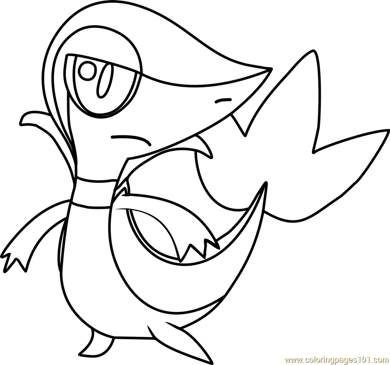 800x750 Snivy Coloring Pages