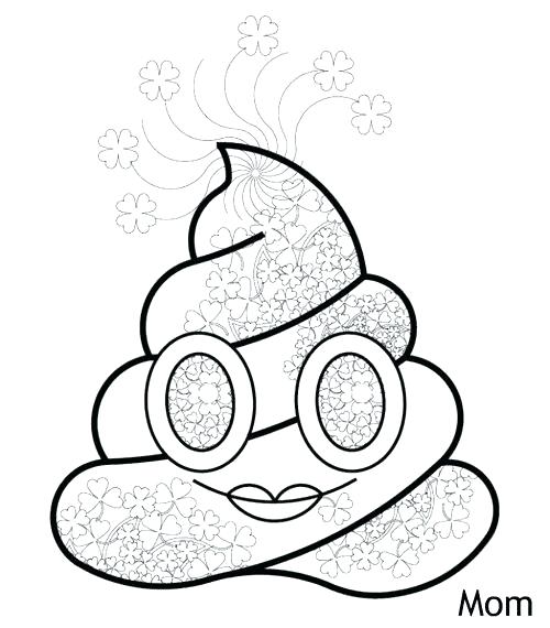 500x570 Shamrock Coloring Page Shamrocks Coloring Pages Printable Poop