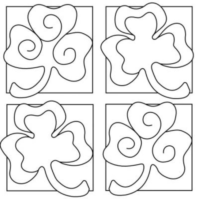 650x650 Free Printable Shamrock Coloring Pages For Kids