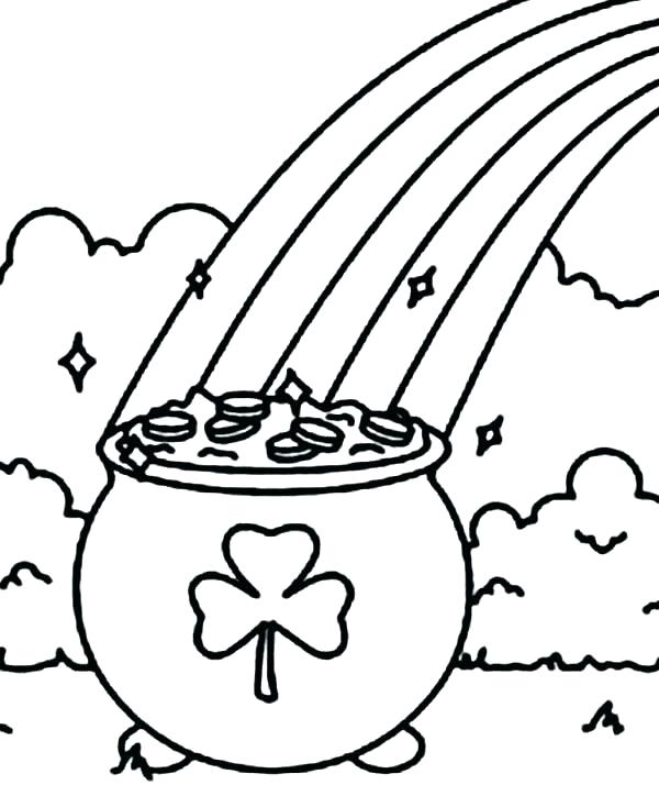 Shamrock Coloring Pages Free at GetDrawings | Free download
