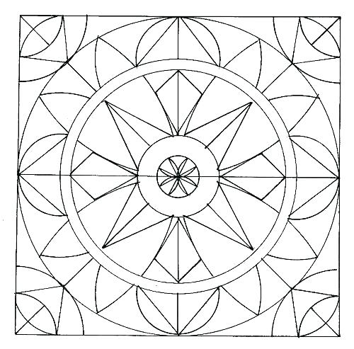 500x493 Free Geometric Coloring Pages Coloring Pages Geometric This Is