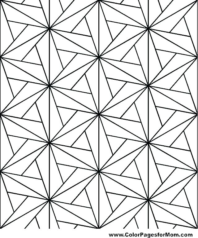 640x768 Geometric Shapes Coloring Pages Geometric Shape Coloring Pages