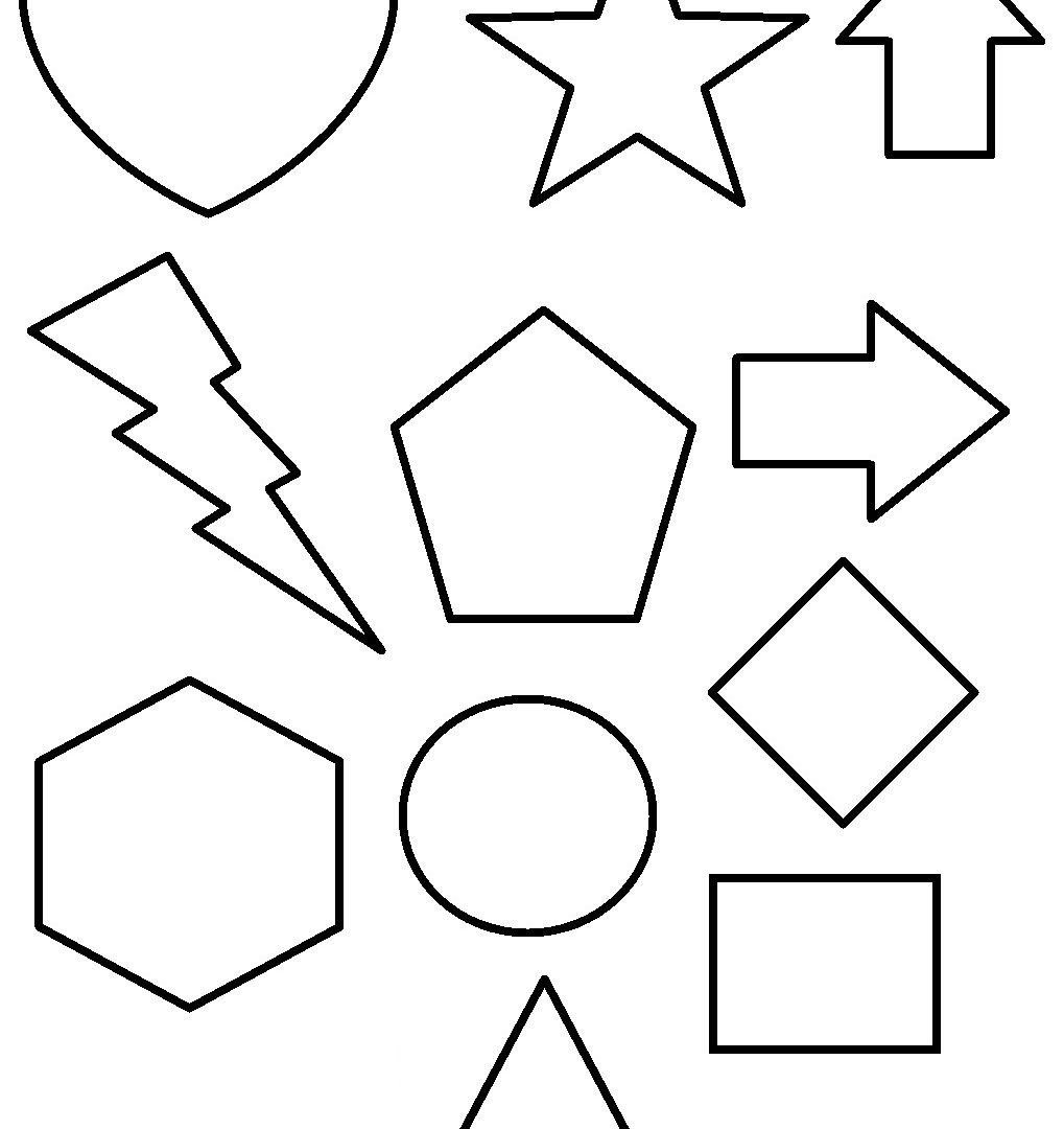 1019x1080 Shapeng Pages For Preschoolers Printable Kindergarten Rhombus