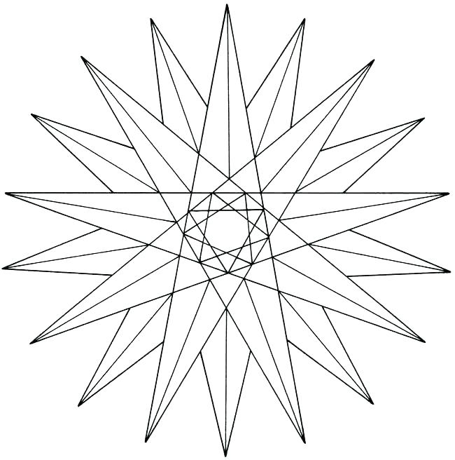 650x656 Star Shape Coloring Page Shape Coloring Pages For Preschoolers