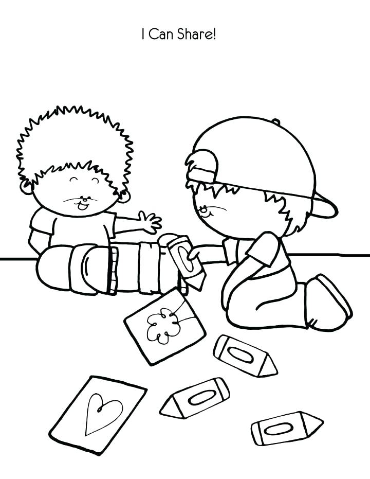 720x931 Sharing Coloring Page Auto B Good Coloring Pages Sharing Coloring