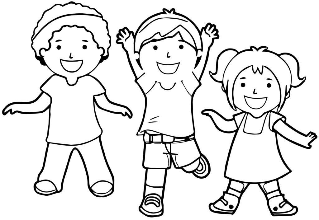 1024x707 Children Sharing Coloring Pages Page Coloring Children In Kids
