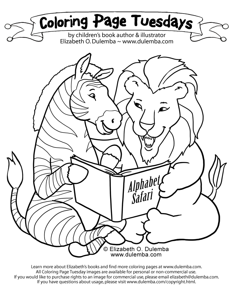 773x1000 Coloring Page Tuesday