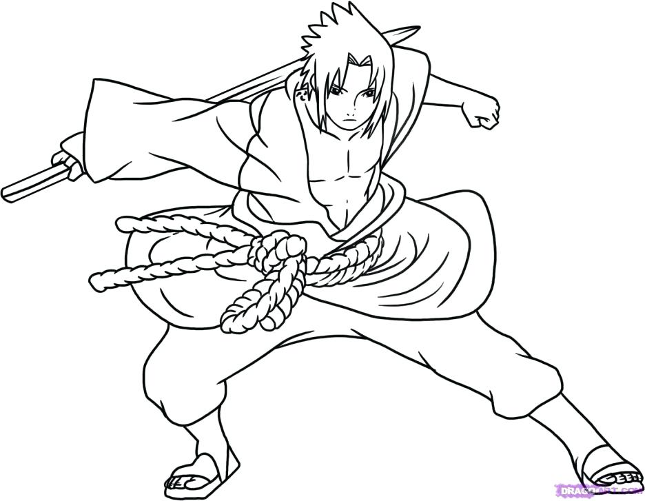 936x727 Best Coloriage Naruto Images On Black White People