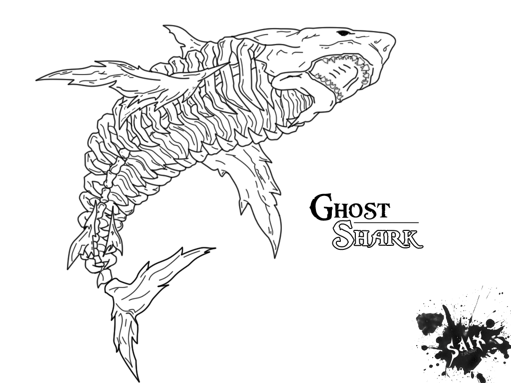 1024x768 Great White Shark Coloring Pages Coloring Pages Great White Shark