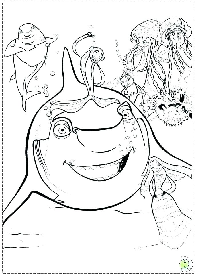 691x960 Tiger Shark Coloring Pages Printable Color