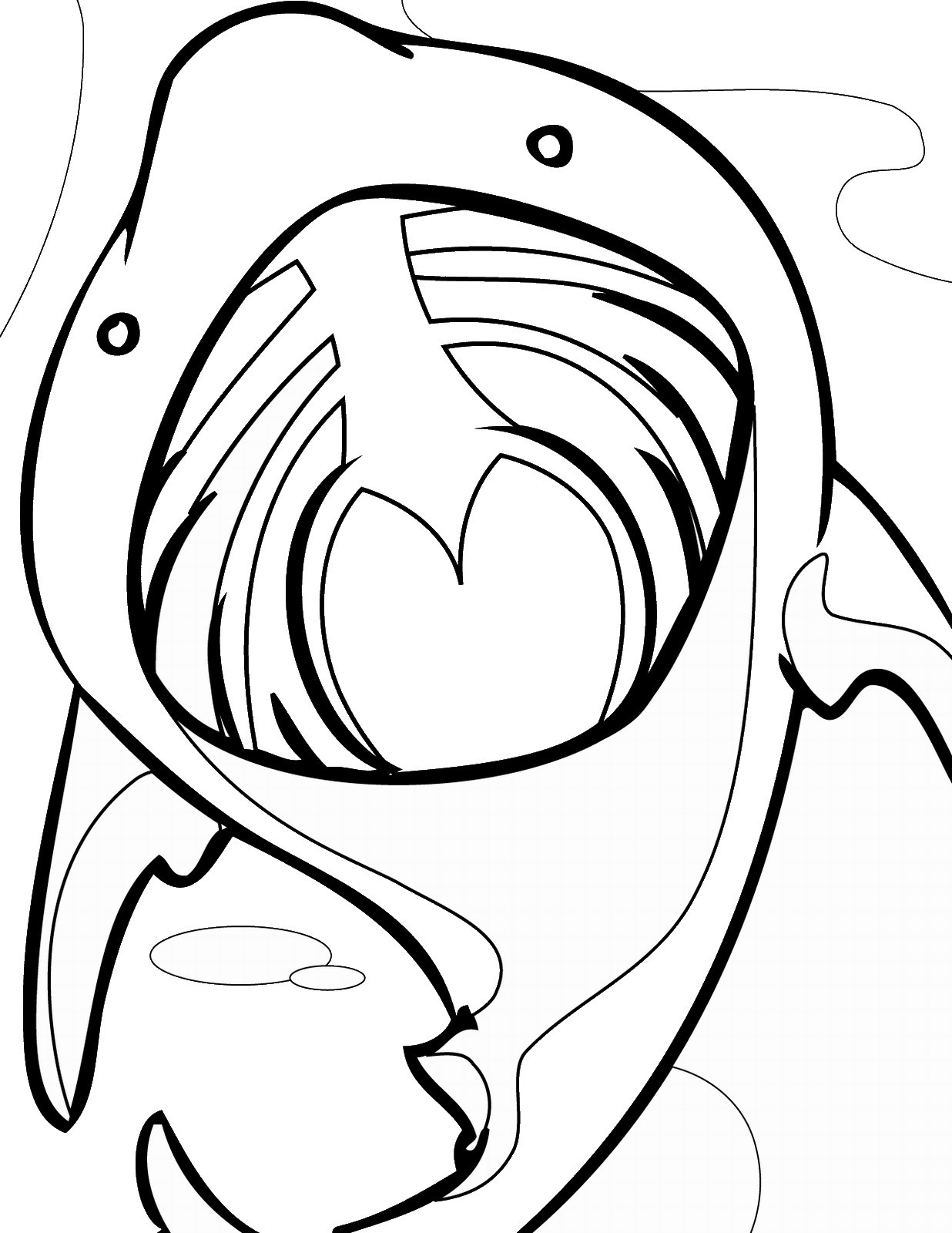 1236x1600 Coloring Pages Of Sharknado Free Draw To Color