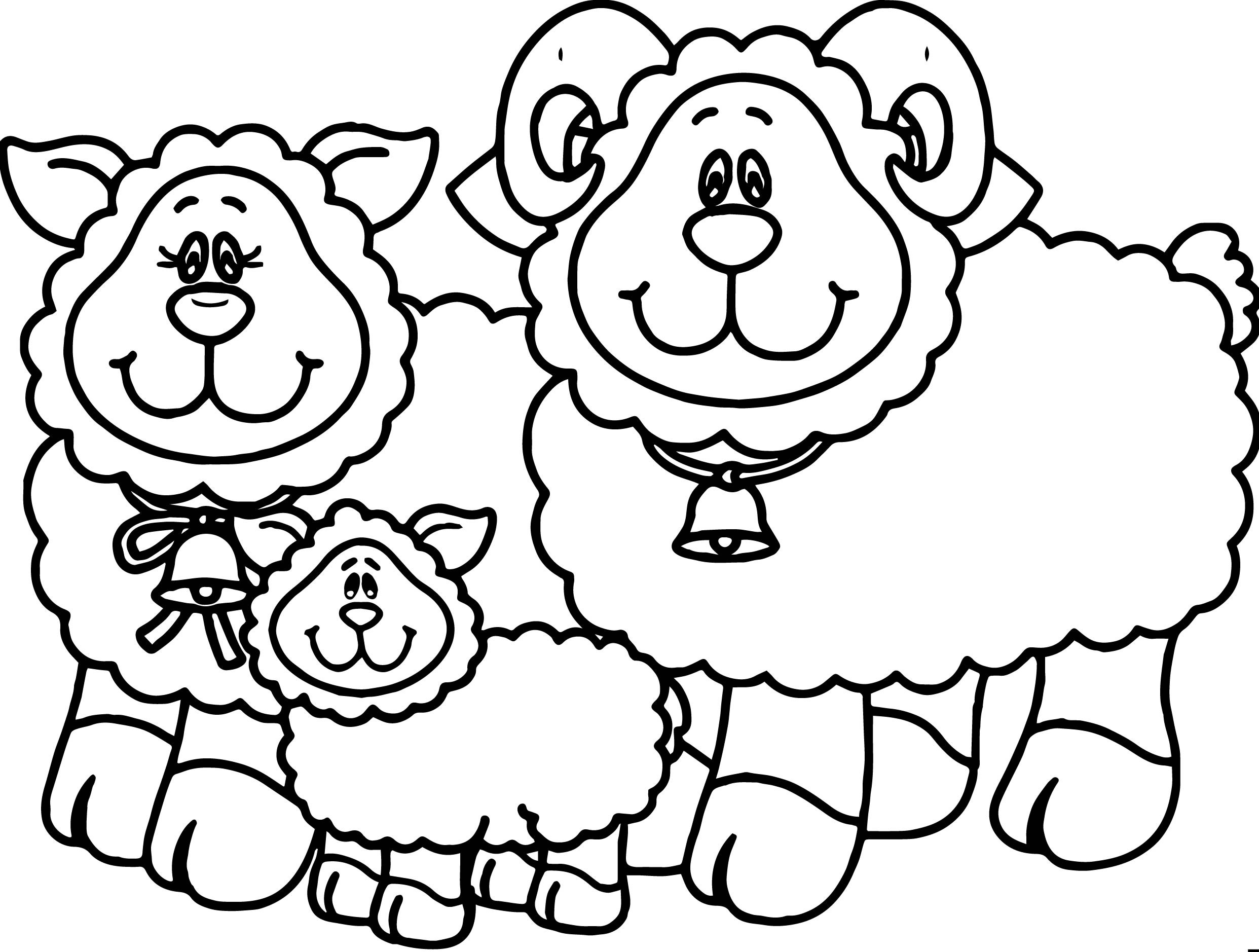 2484x1878 Unique Sheep Coloring Page Design Printable Coloring Sheet