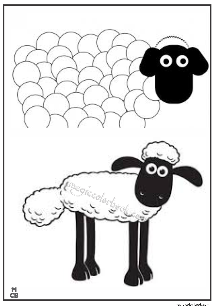 685x975 Shaun Sheep Free Printable Coloring Pages
