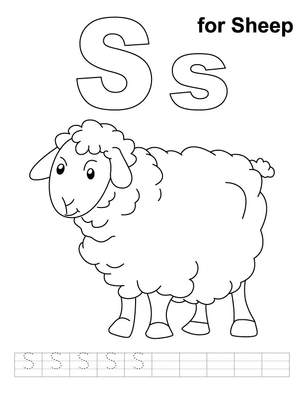 612x792 Sheep Coloring Pages Preschool Sheep Coloring Pages For Preschool