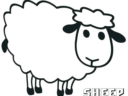 440x330 Marvelous Design Ideas Printable Sheep Coloring Page Pages
