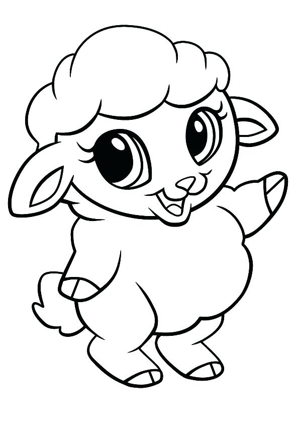 Sheep Coloring Pages To Print at GetDrawings | Free download