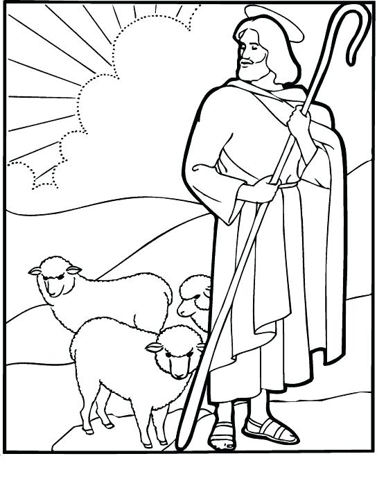 544x720 Jesus The Good Shepherd Coloring Pages The Good Shepherd Coloring