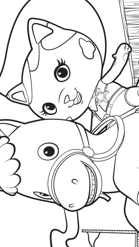 450x800 Kids N Coloring Pages Of Sherrif Callie
