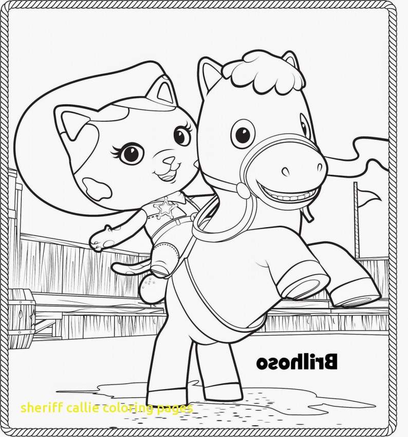 794x850 Sheriff Callie Coloring Pages Disney Jr Coloring Pages Sheriff