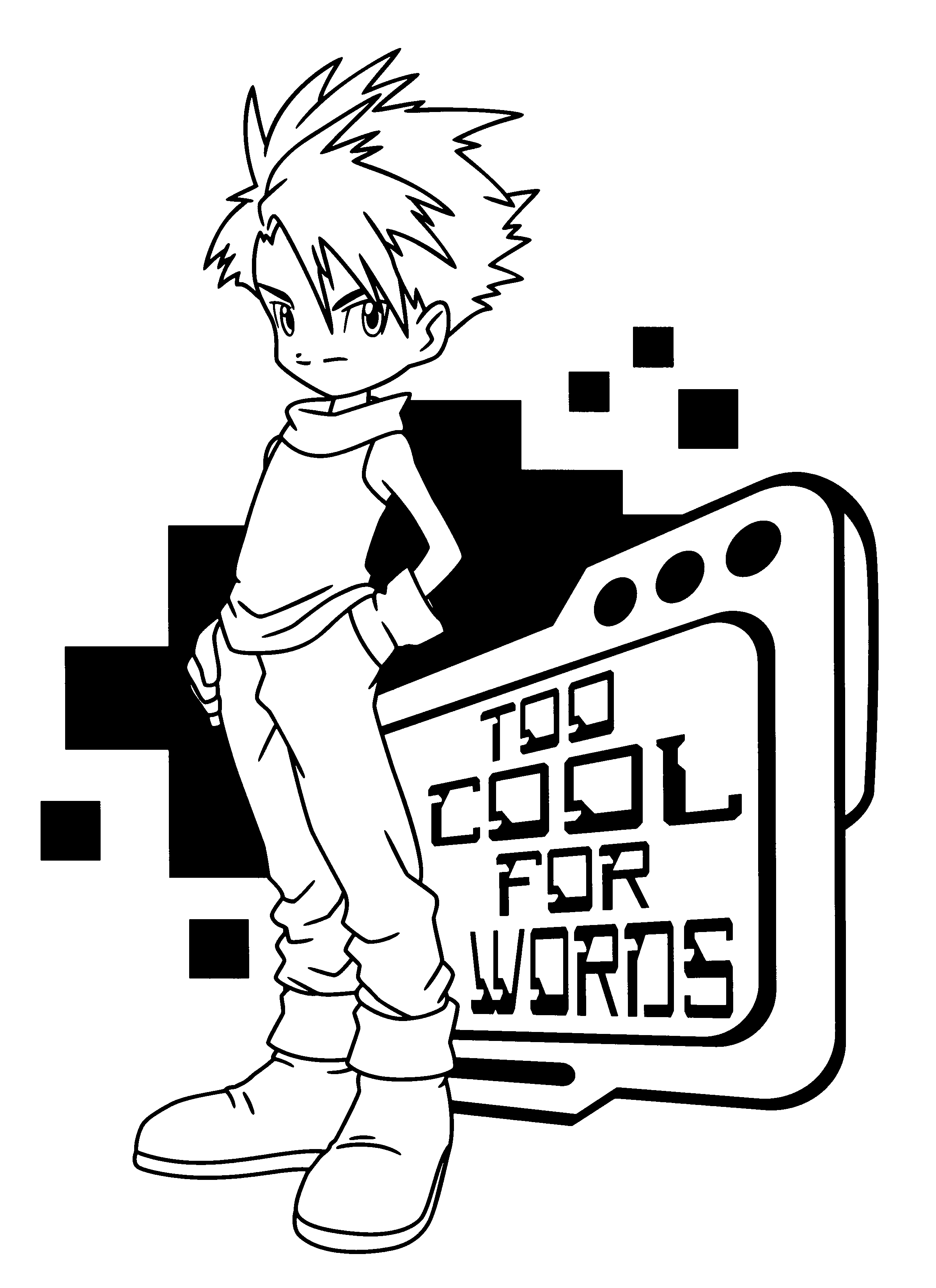 2400x3300 Digimon Coloring Pages Printable