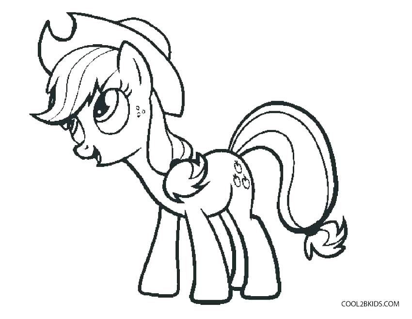850x657 Ponies Coloring Pages