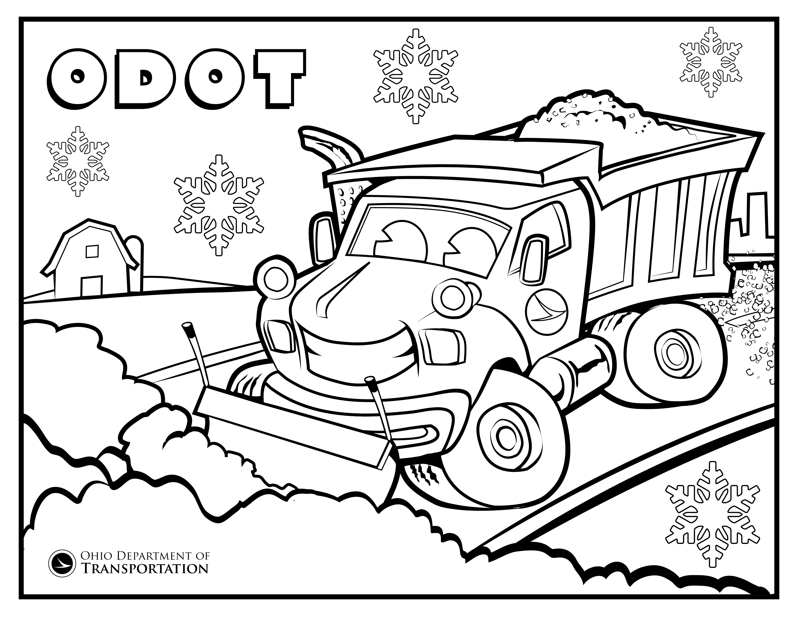 3300x2550 New Printable Coloring Pages Bus In The Snow Design Great