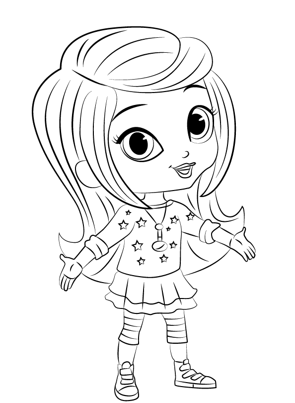 594x810 Shimmer And Shine Coloring Pages Of Birthdays And Birthday Bash