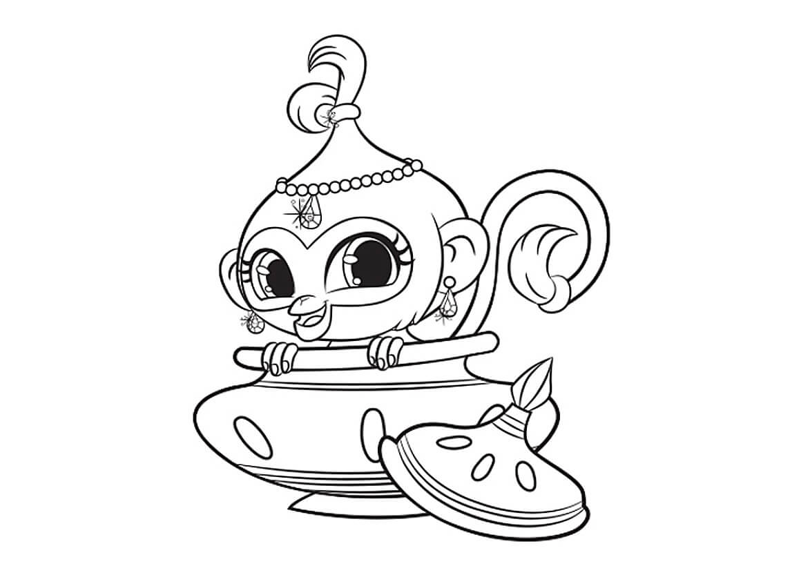 1160x820 Remarkable Shimmer Shine Coloring Pages And Best For Kids