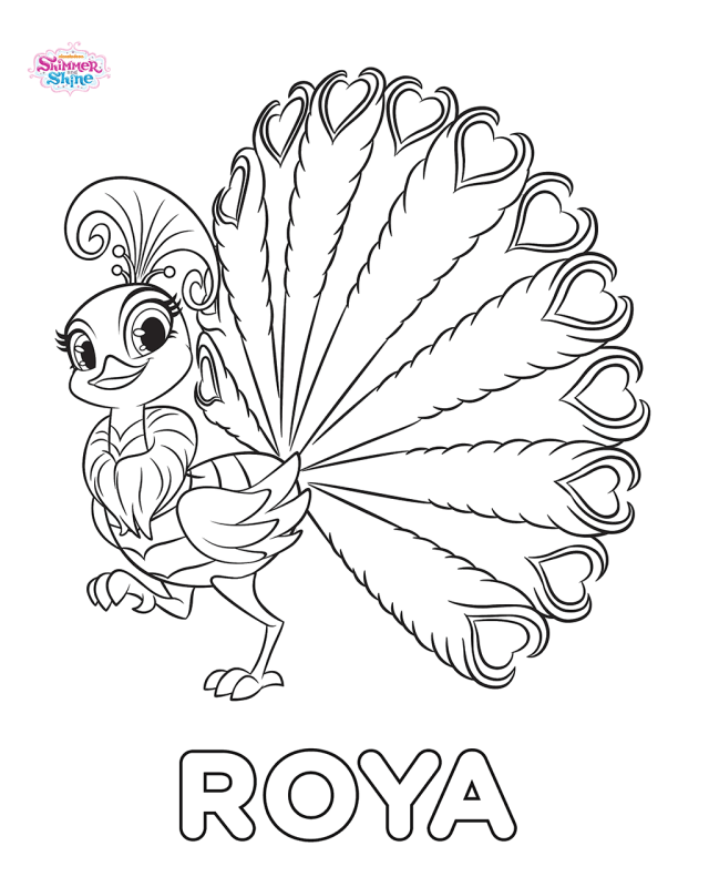 640x800 Shimmer And Shine Coloring Pages Of Birthdays, Cards And Craft