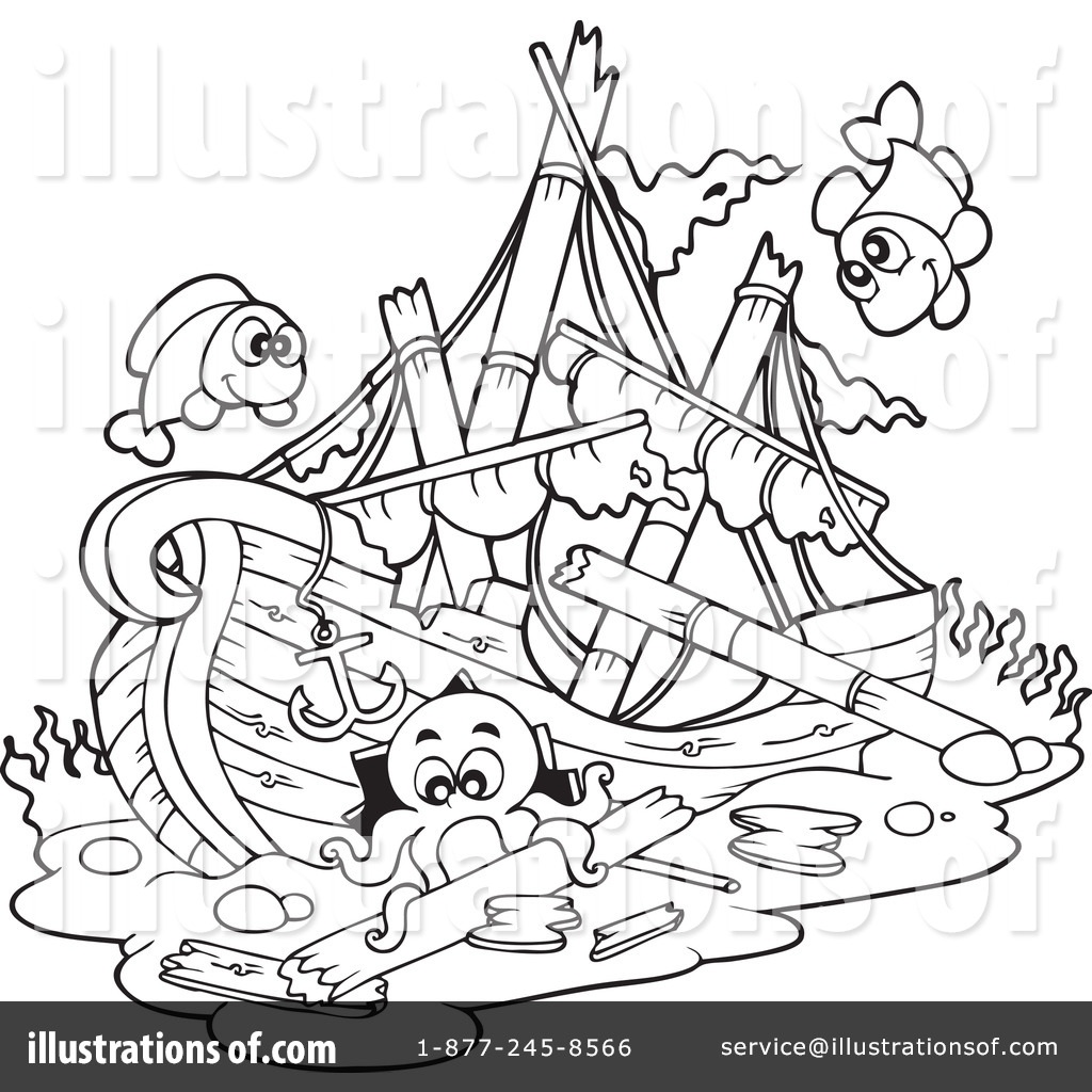 1024x1024 Great Paul And The Shipwreck Coloring Page Shi
