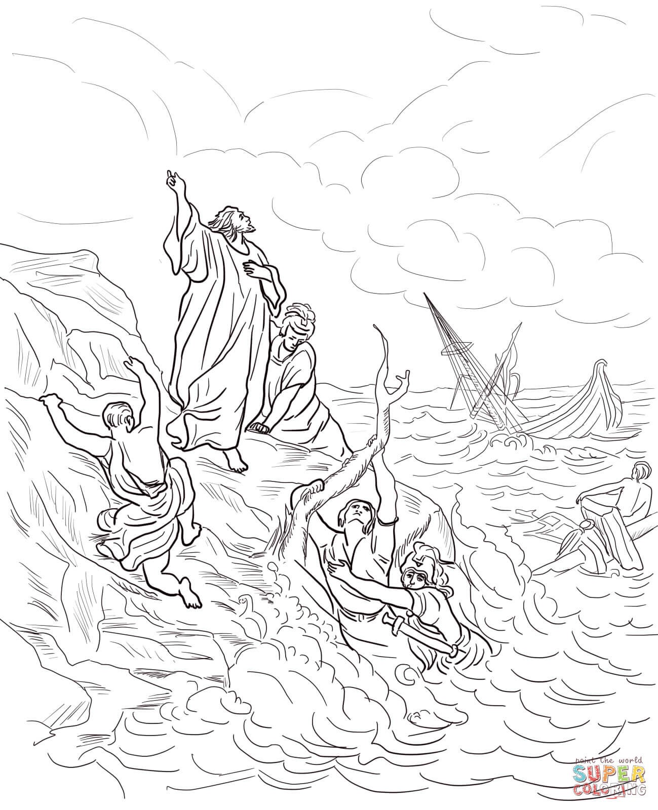 1299x1600 Paul And The Shipwreck Coloring Page Inspirational Apostle Paul