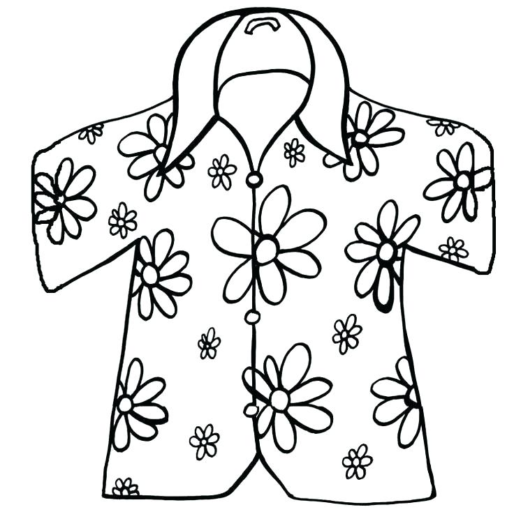 736x747 T Shirt Coloring Page