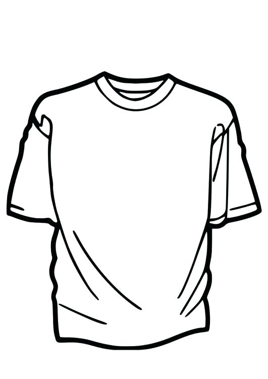 531x750 T Shirt Coloring Pages